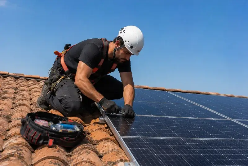 Maintenance et monitoring de panneaux solaires à Cénac